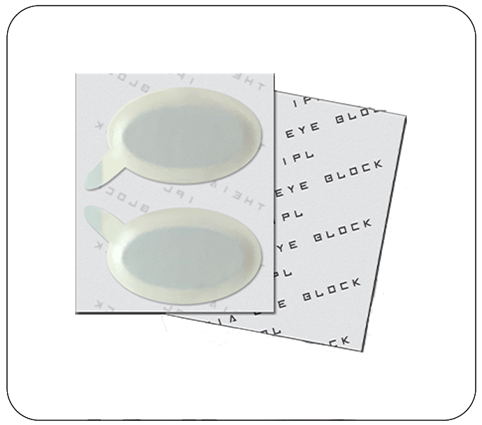 Parche ocular Theia para protección en tratamientos con láser CO2.